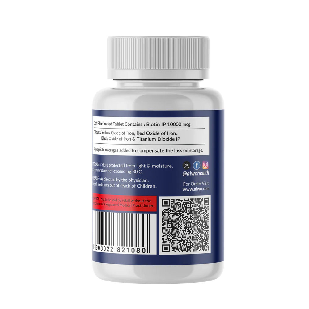 AIWO Biotin 10000 mcg