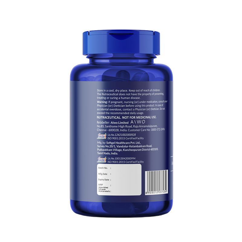 Aiwo Ultimate Omega 3 Triple Strength 460mg EPA & 380mg DHA 1000mg