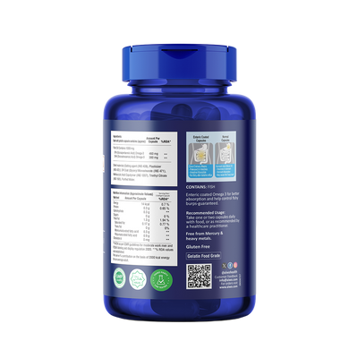 Aiwo Ultimate Omega 3 Triple Strength 460mg EPA & 380mg DHA 1000mg