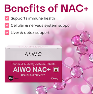 AIWO NAC+ 800mg – NAC & Taurine Antioxidant Support