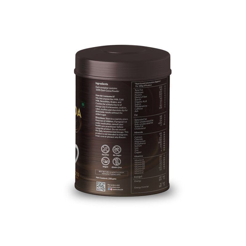 AIWO Dark Cocoa Powder 250g