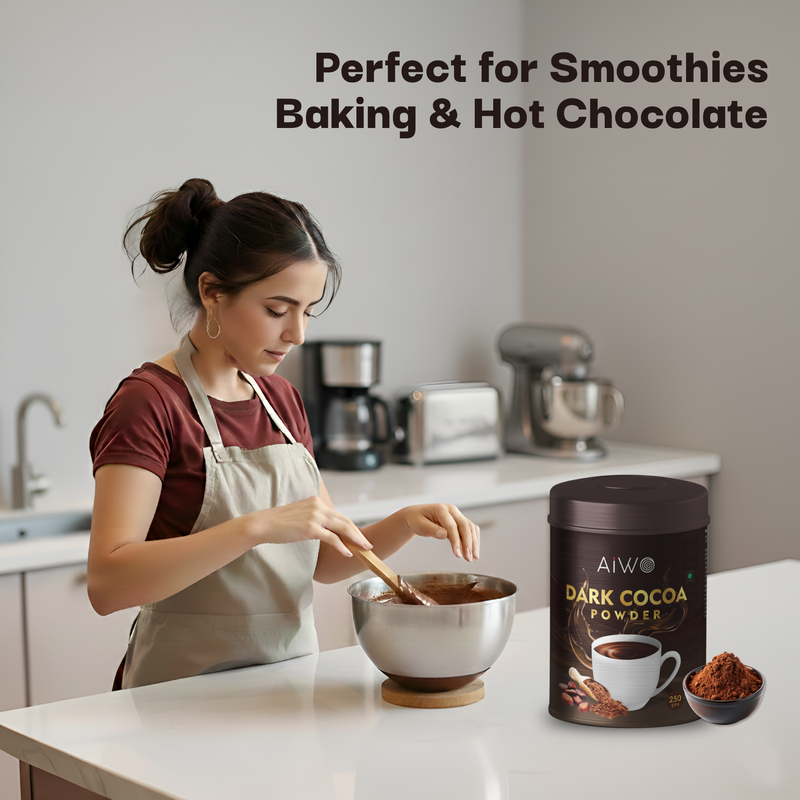 AIWO Dark Cocoa Powder 250g