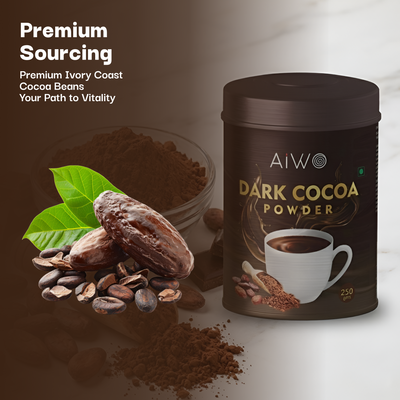 AIWO Dark Cocoa Powder 250g
