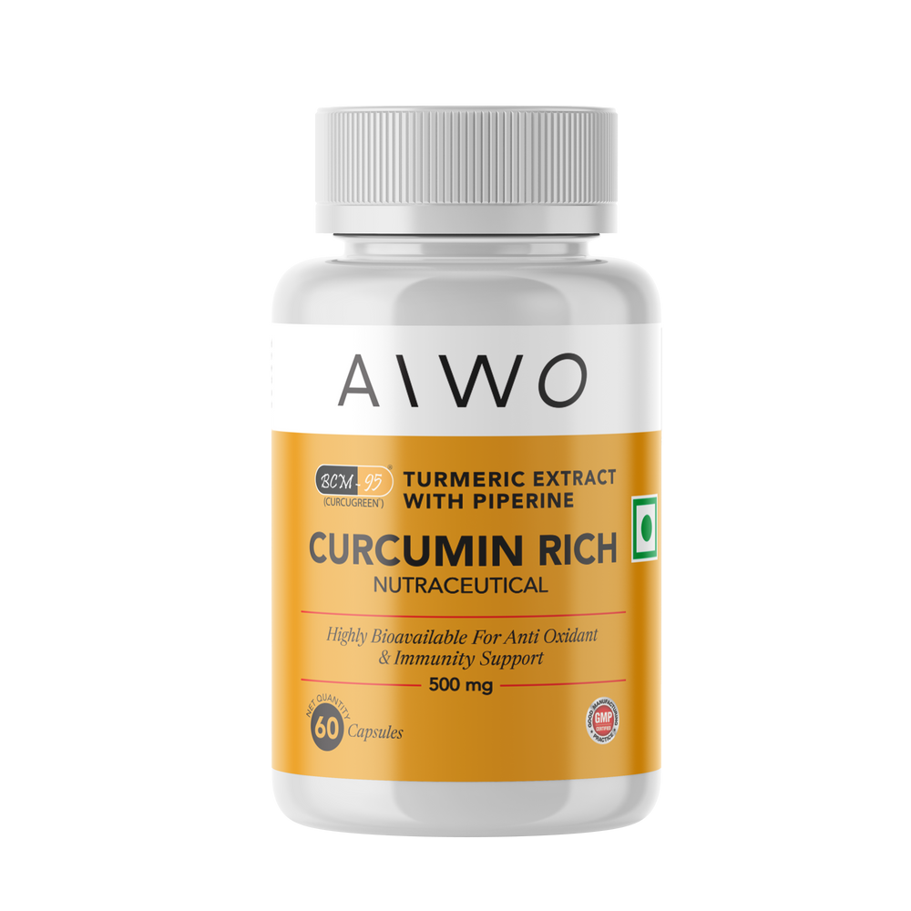 AIWO Curcumin Rich 500mg (BCM-95®)