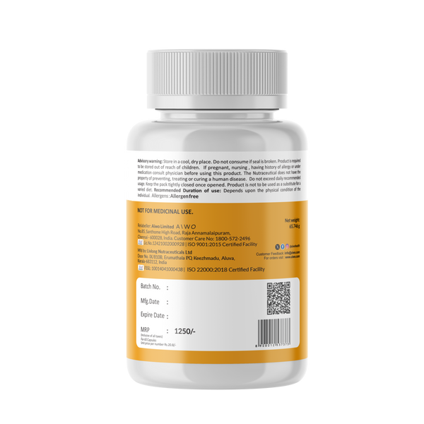 AIWO Curcumin Rich 500mg (BCM-95®)