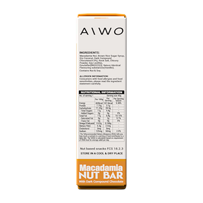 AIWO Macadamia Nut Bars