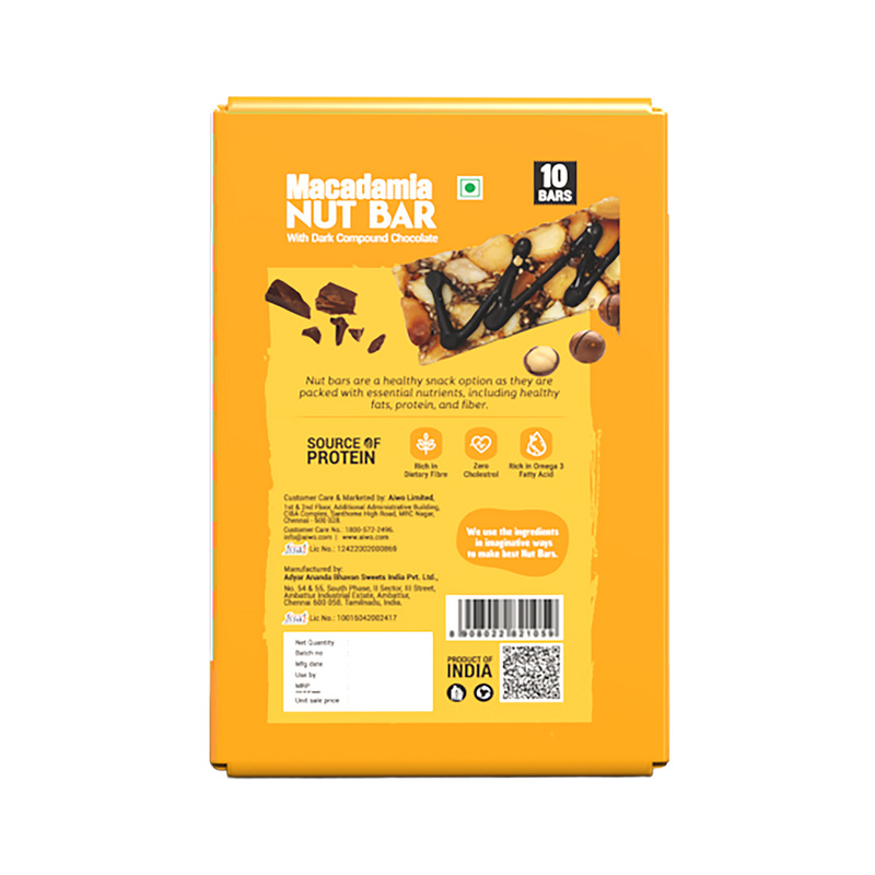 AIWO Macadamia Nut Bars