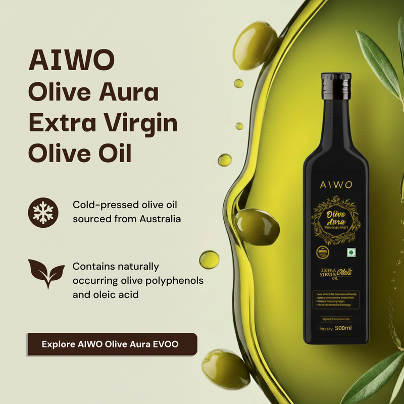 AIWO Olive Aura Extra Virgin Olive Oil 500ml
