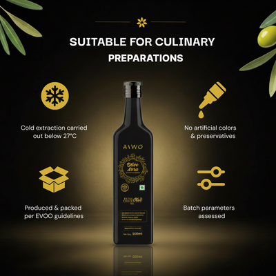 AIWO Olive Aura Extra Virgin Olive Oil 500ml
