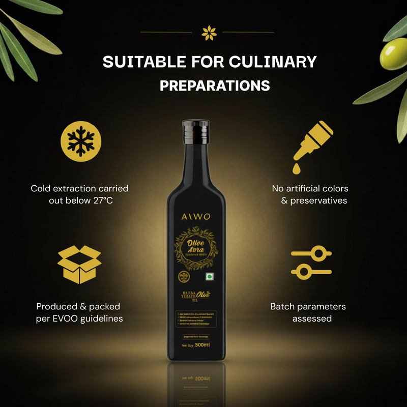 AIWO Olive Aura Extra Virgin Olive Oil 500ml